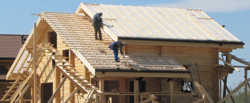 Монтаж кровли в Воложине