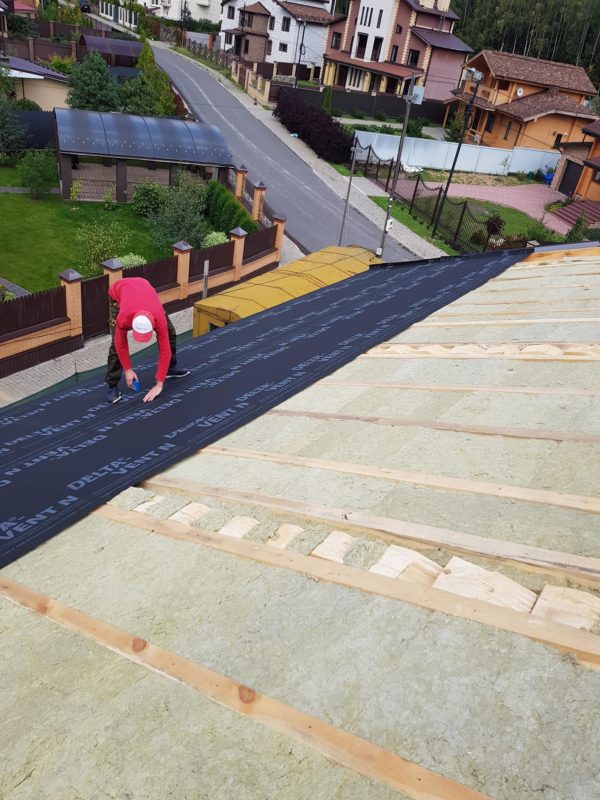 Утепление кровли в Воложине