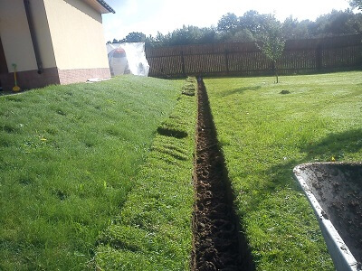 Дренаж участка в Воложине