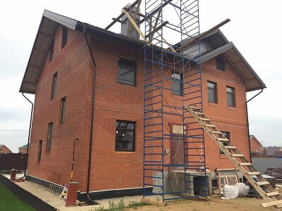 Фасадные работы в Воложине