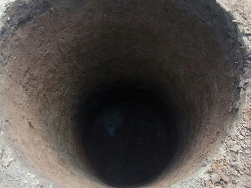 Копка колодцев в Воложине