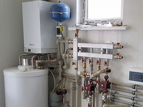 Монтаж газового котла в Воложине