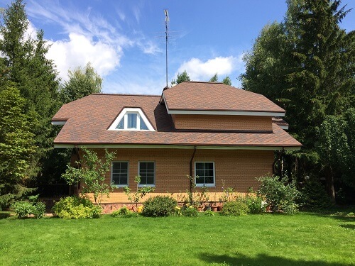 Монтаж мягкой кровли в Воложине