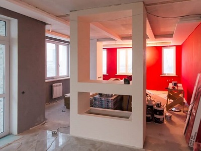 Монтаж перегородок из гипсокартона в Воложине