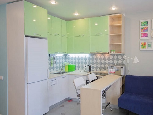 Отделка кухни в Воложине