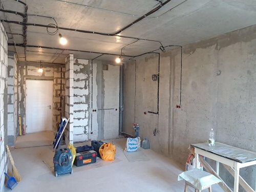 Прокладка электропроводки в Воложине