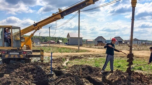 Свайно-ростверковый фундамент в Воложине