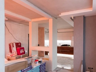 Устройство перегородок из гипсокартона в Воложине