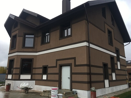 Утепление дома снаружи минватой в Воложине