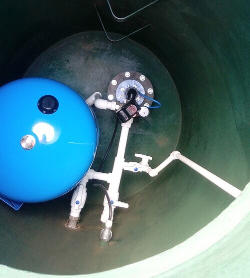 Ввод воды в дом в Воложине