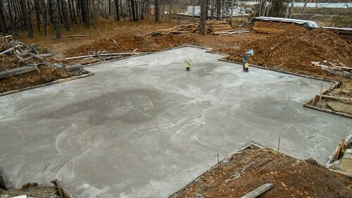 Монолитный фундамент под ключ в Воложине