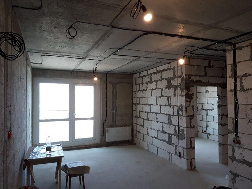 Разводка электропроводки в Воложине