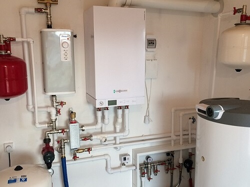 Обвязка отопительных котлов в Воложине